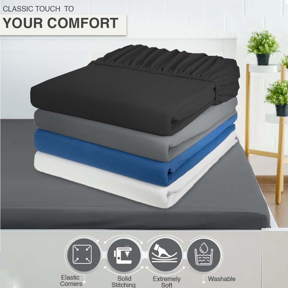 Comfortz Bedding Fitted Sheet Gray
