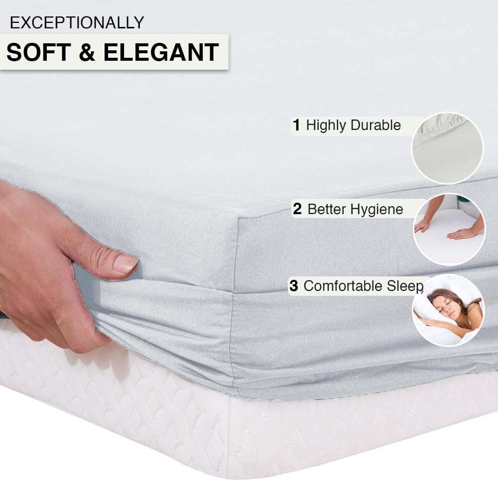 Comfortz Bedding Fitted Sheet White