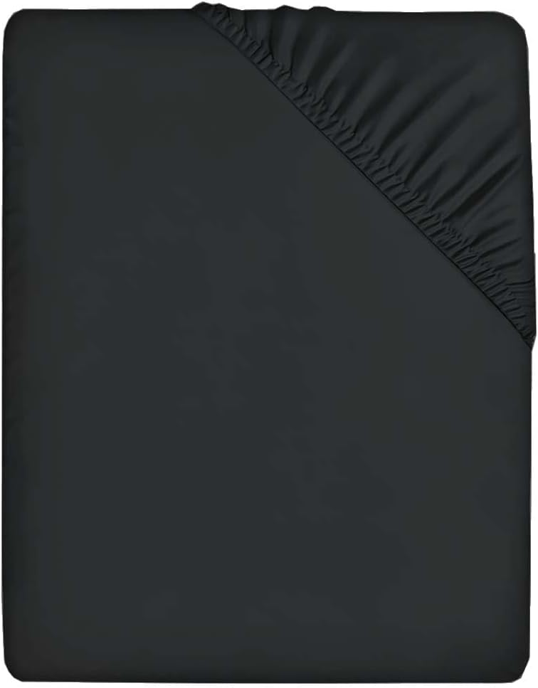 Comfortz Bedding Fitted Sheet Black