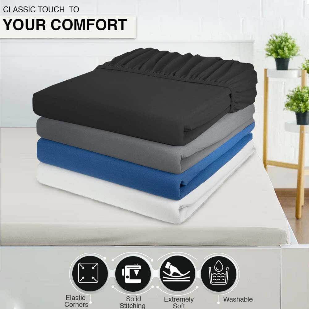 Comfortz Bedding Fitted Sheet White