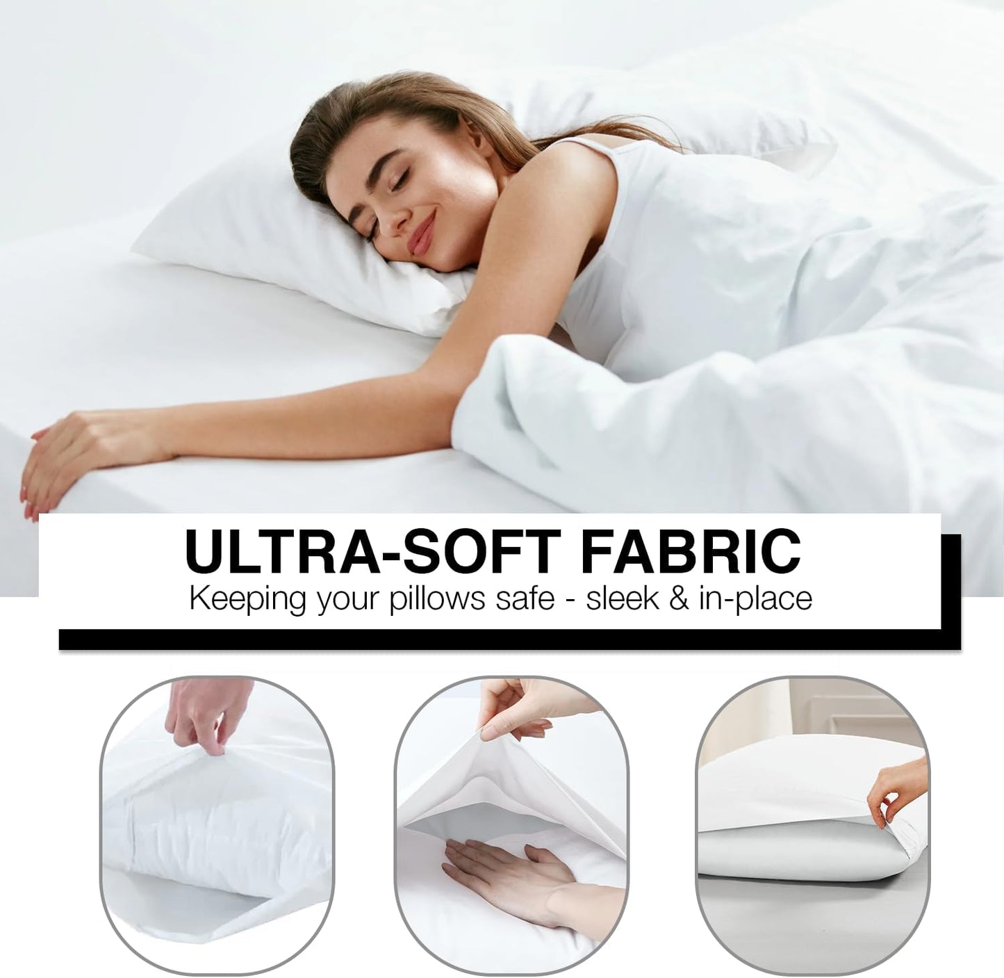 Comfortz Bedding Pillow Cases - Standard Size 50x75 cm