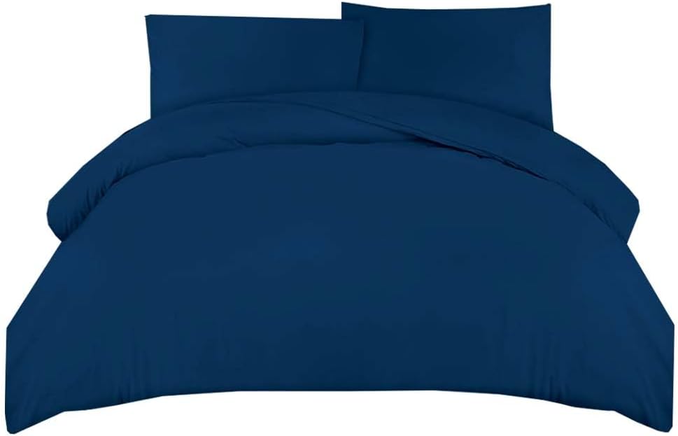 Comfortz Bedding Duvet Cover With Pillowcases Blue