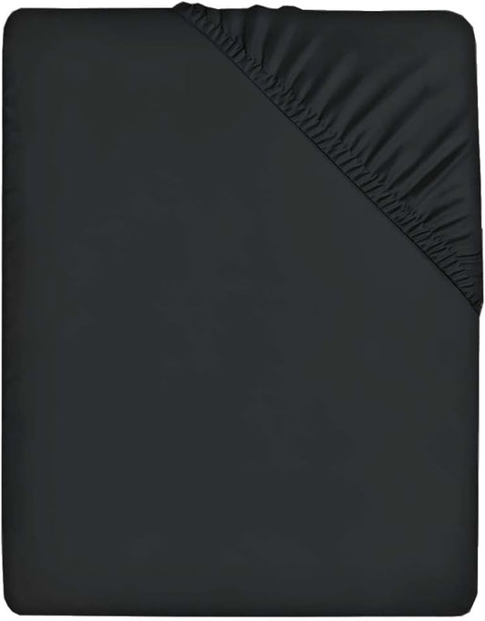 Comfortz Bedding Fitted Sheet Black